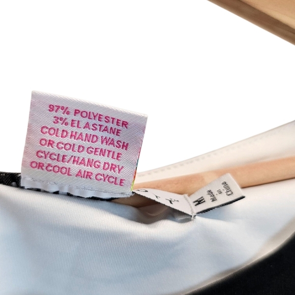 Gretchen Scott Jersey Tee Topper Medium Black 3/4 Sleeves Sporty Athleisure Golf - Picture 16 of 16